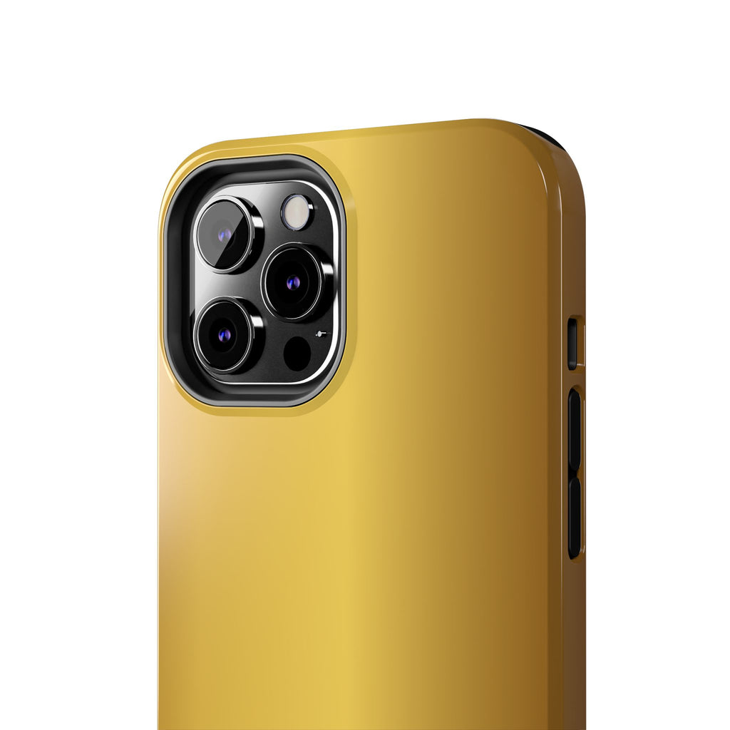 Gold Metallic Look  Durable Tough Phone Case for Everyday Protection - iPhones