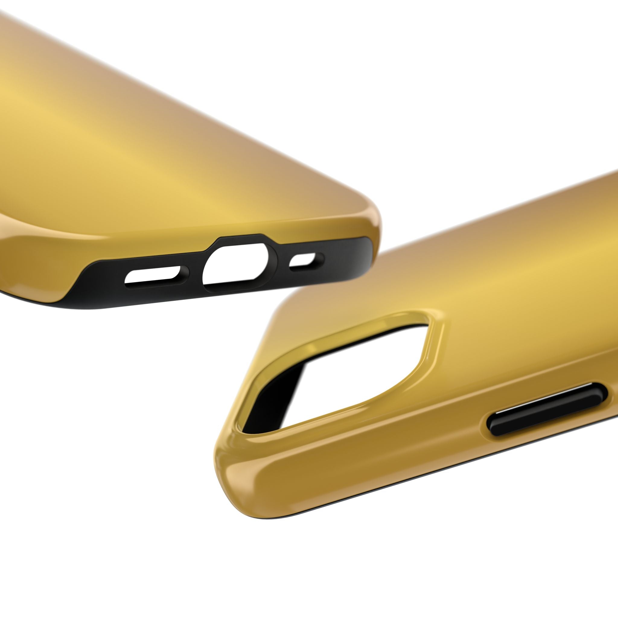 Gold Metallic Look  Durable Tough Phone Case for Everyday Protection - iPhones