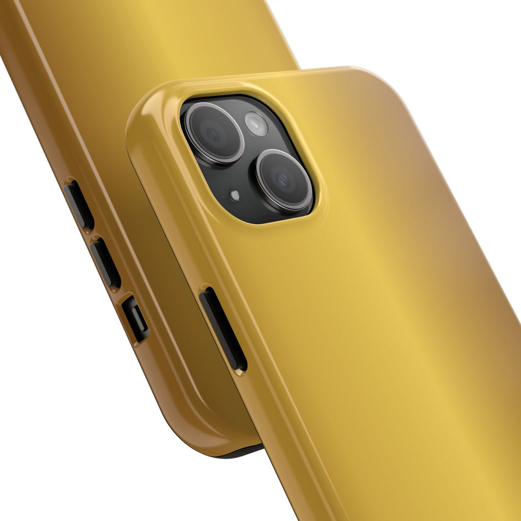 Gold Metallic Look  Durable Tough Phone Case for Everyday Protection - iPhones