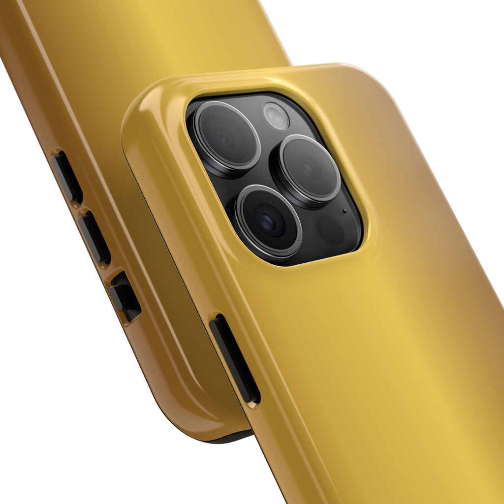 Gold Metallic Look  Durable Tough Phone Case for Everyday Protection - iPhones
