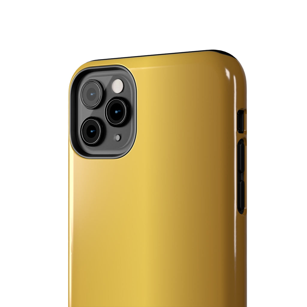 Gold Metallic Look  Durable Tough Phone Case for Everyday Protection - iPhones
