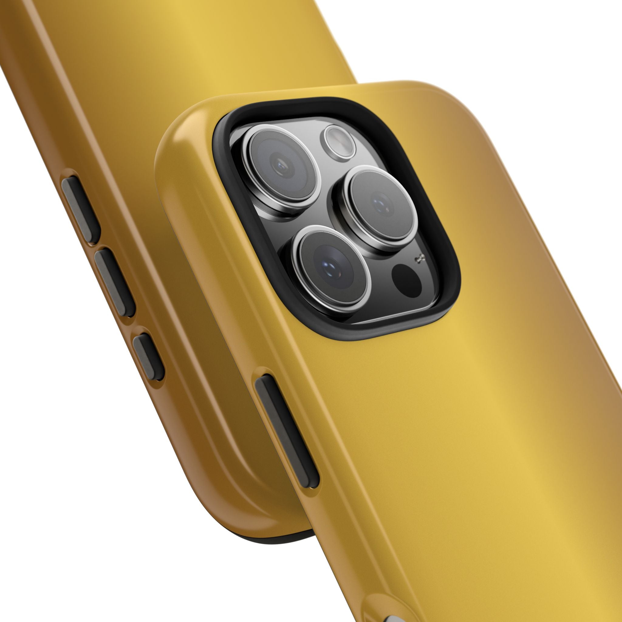 Gold Metallic Look  Durable Tough Phone Case for Everyday Protection - iPhones