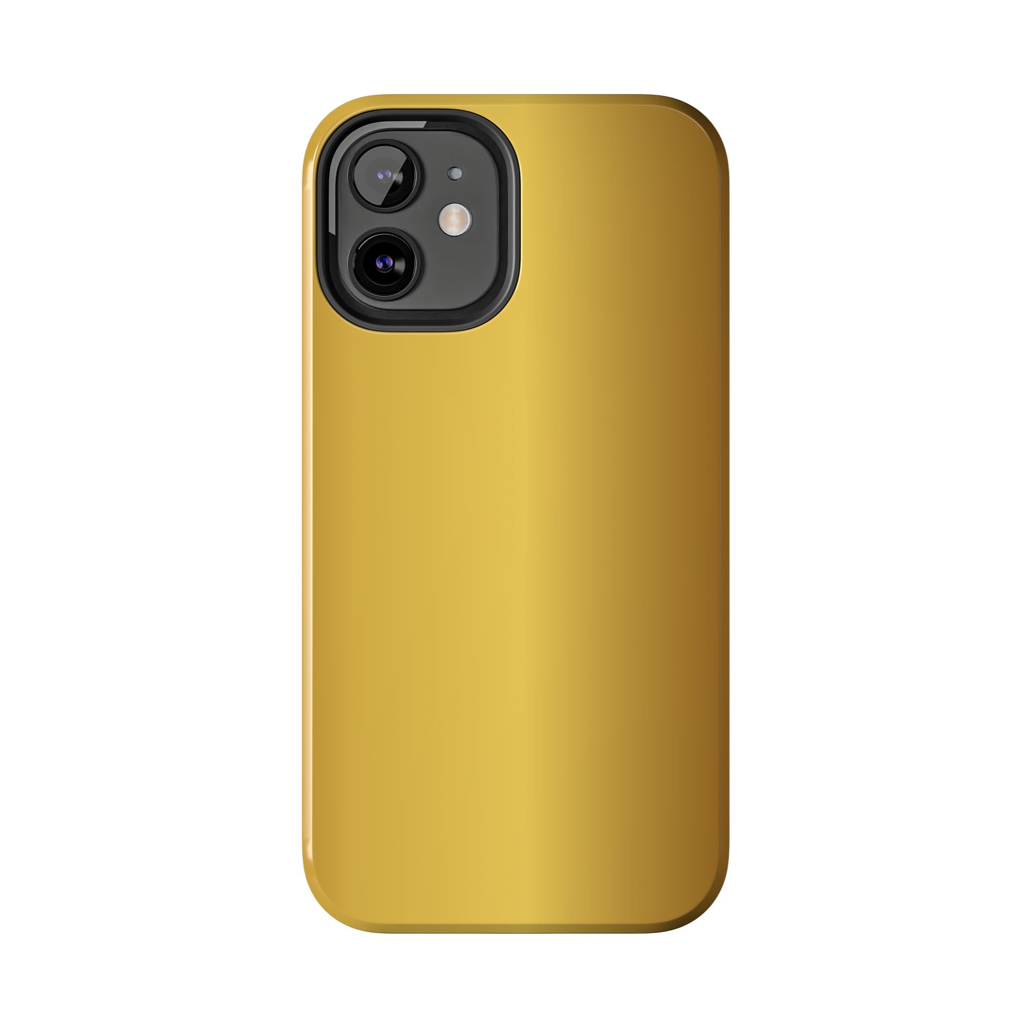 Gold Metallic Look  Durable Tough Phone Case for Everyday Protection - iPhones
