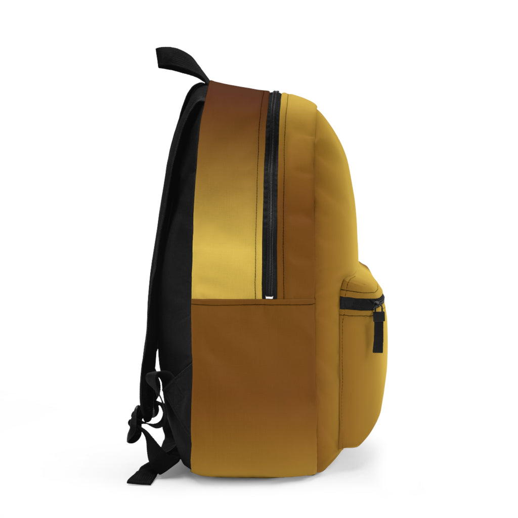 Golden Gradient Backpack - Stylish and Versatile for School and Travel