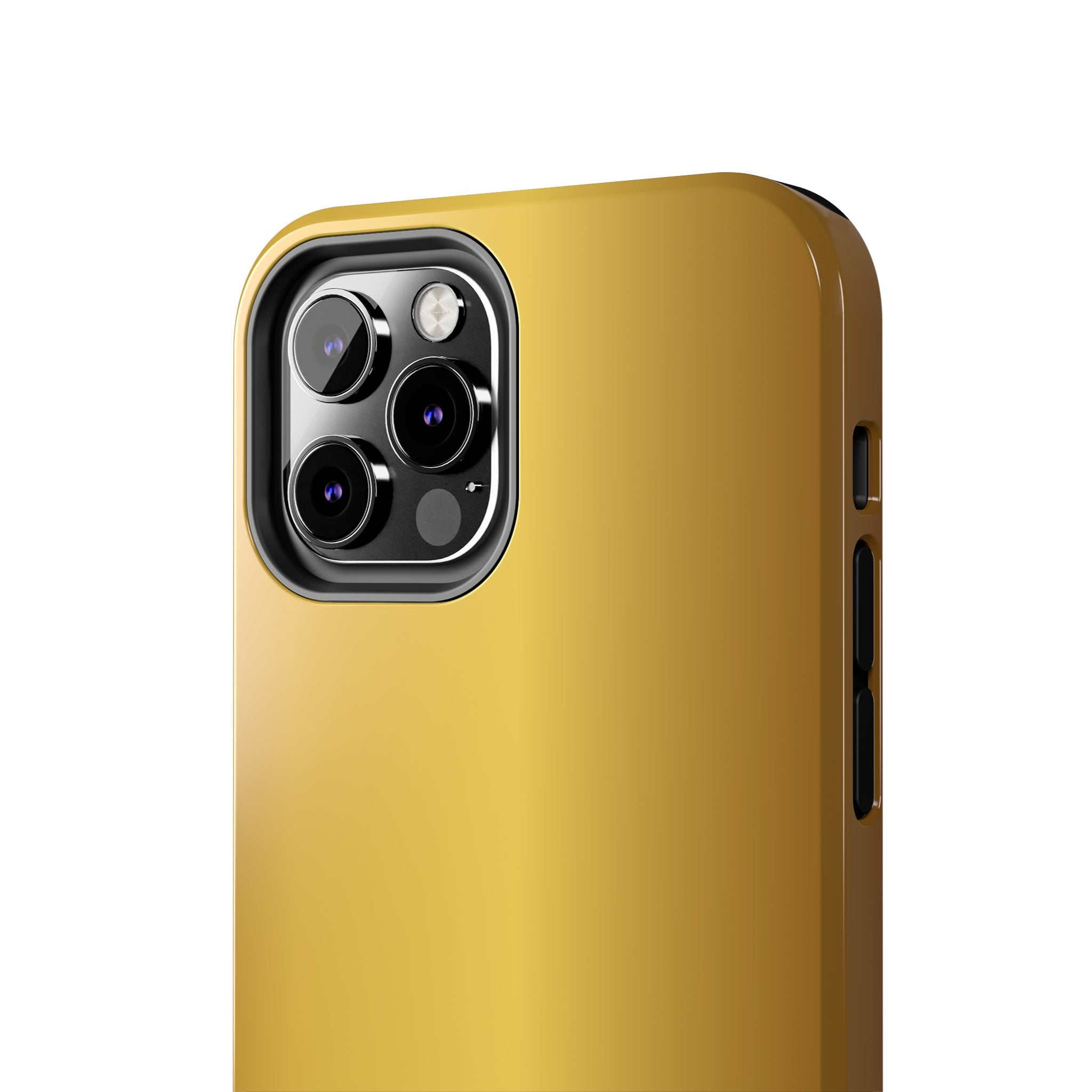 Gold Metallic Look  Durable Tough Phone Case for Everyday Protection - iPhones