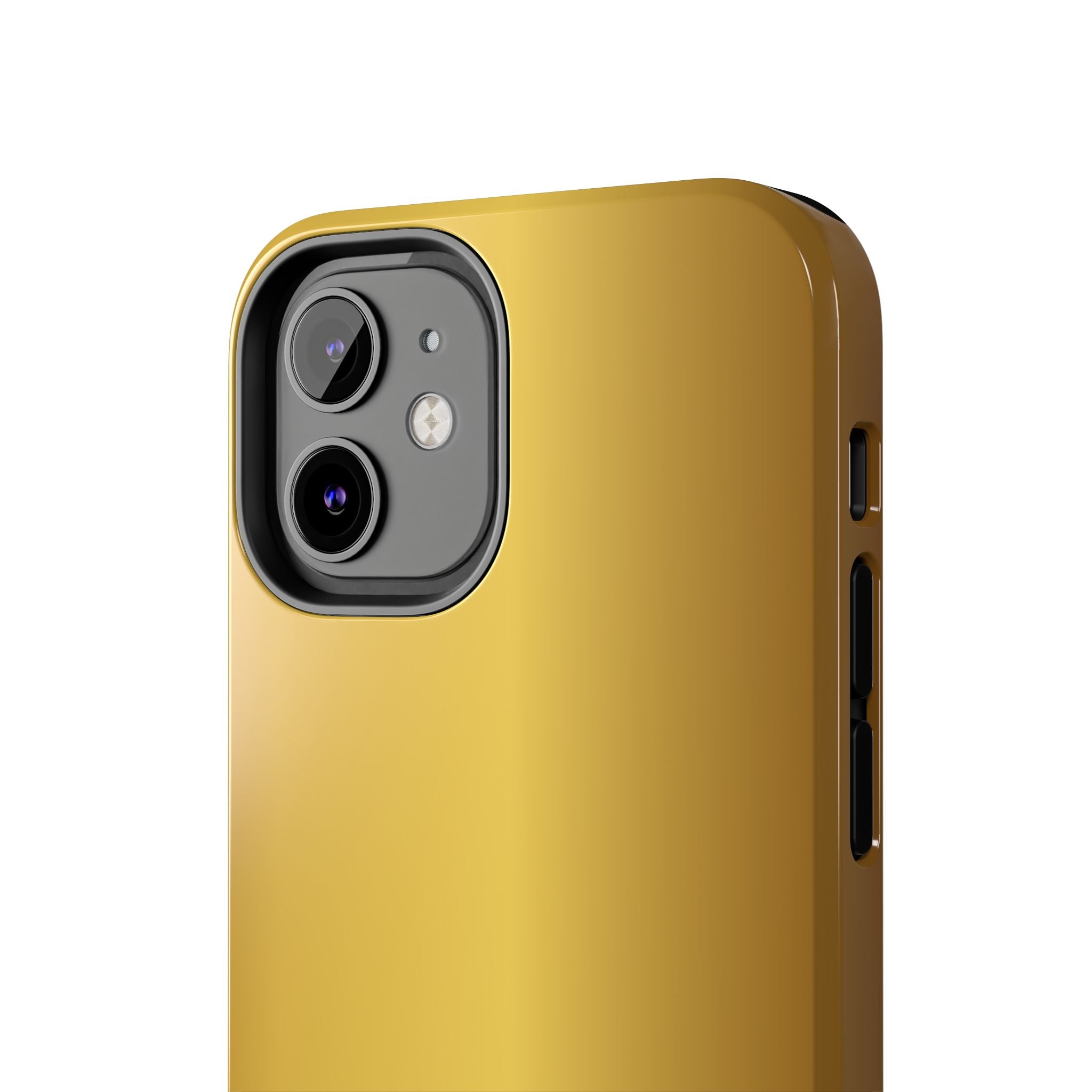 Gold Metallic Look  Durable Tough Phone Case for Everyday Protection - iPhones