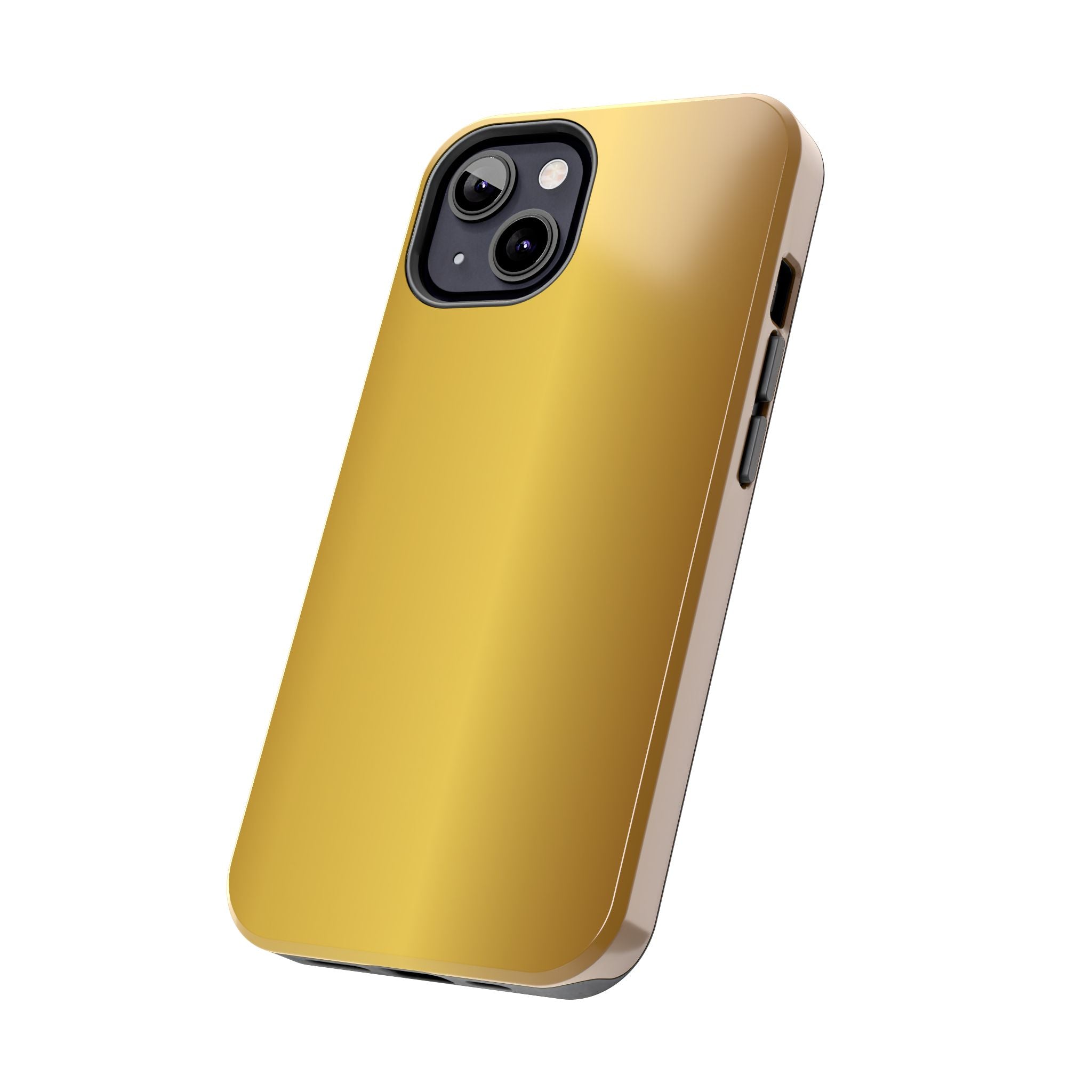 Gold Metallic Look  Durable Tough Phone Case for Everyday Protection - iPhones