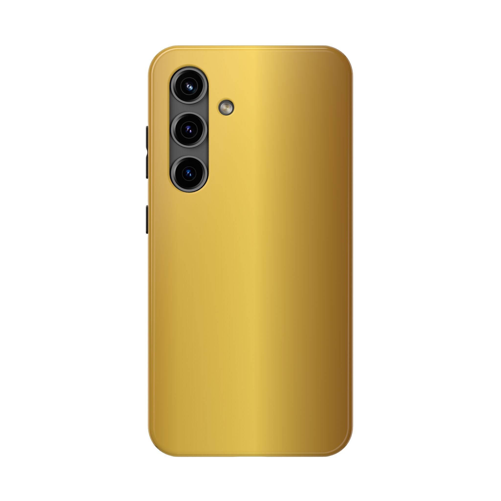 Gold Metallic Look  Durable Tough Phone Case for Everyday Protection - Samsung Phones