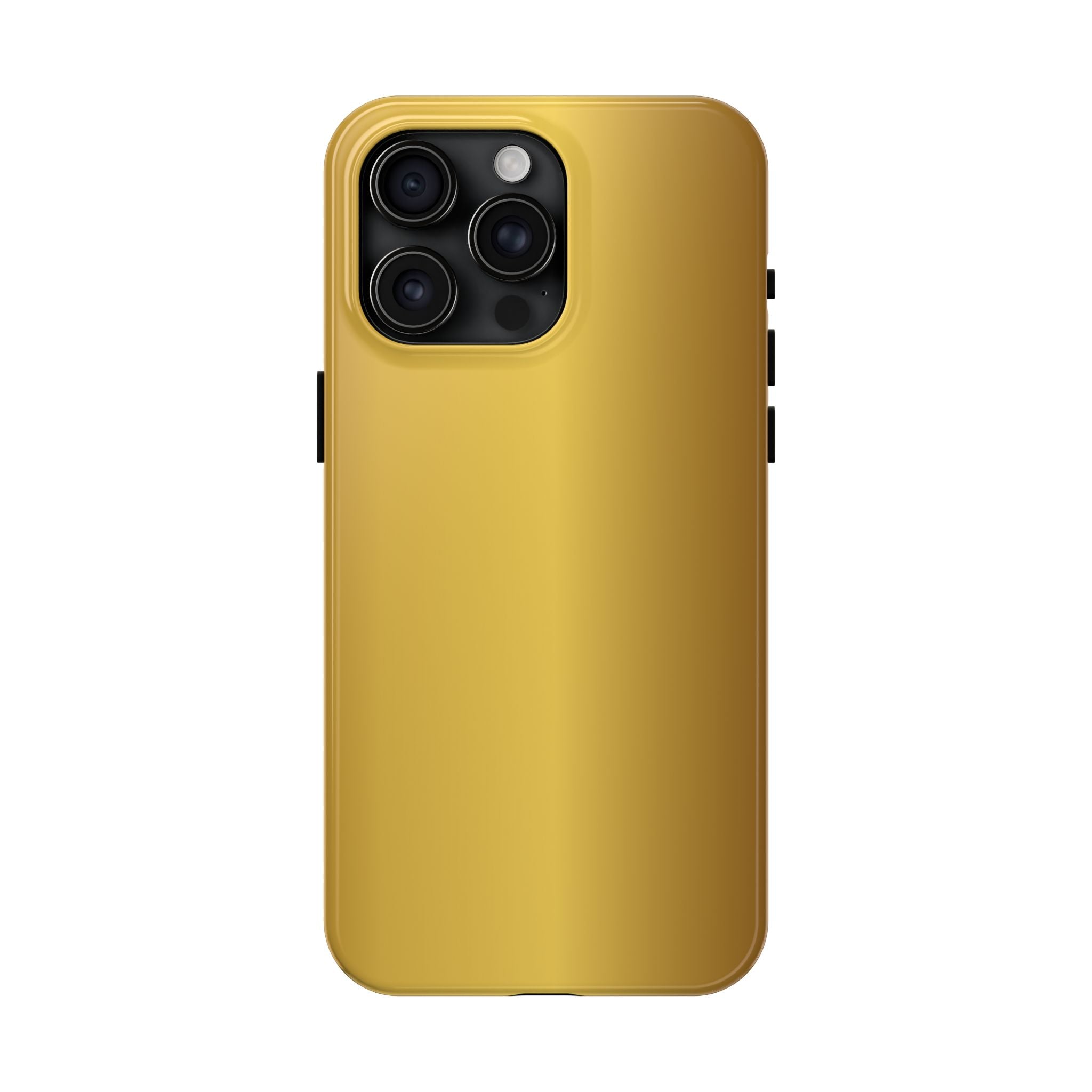 Gold Metallic Look  Durable Tough Phone Case for Everyday Protection - iPhones