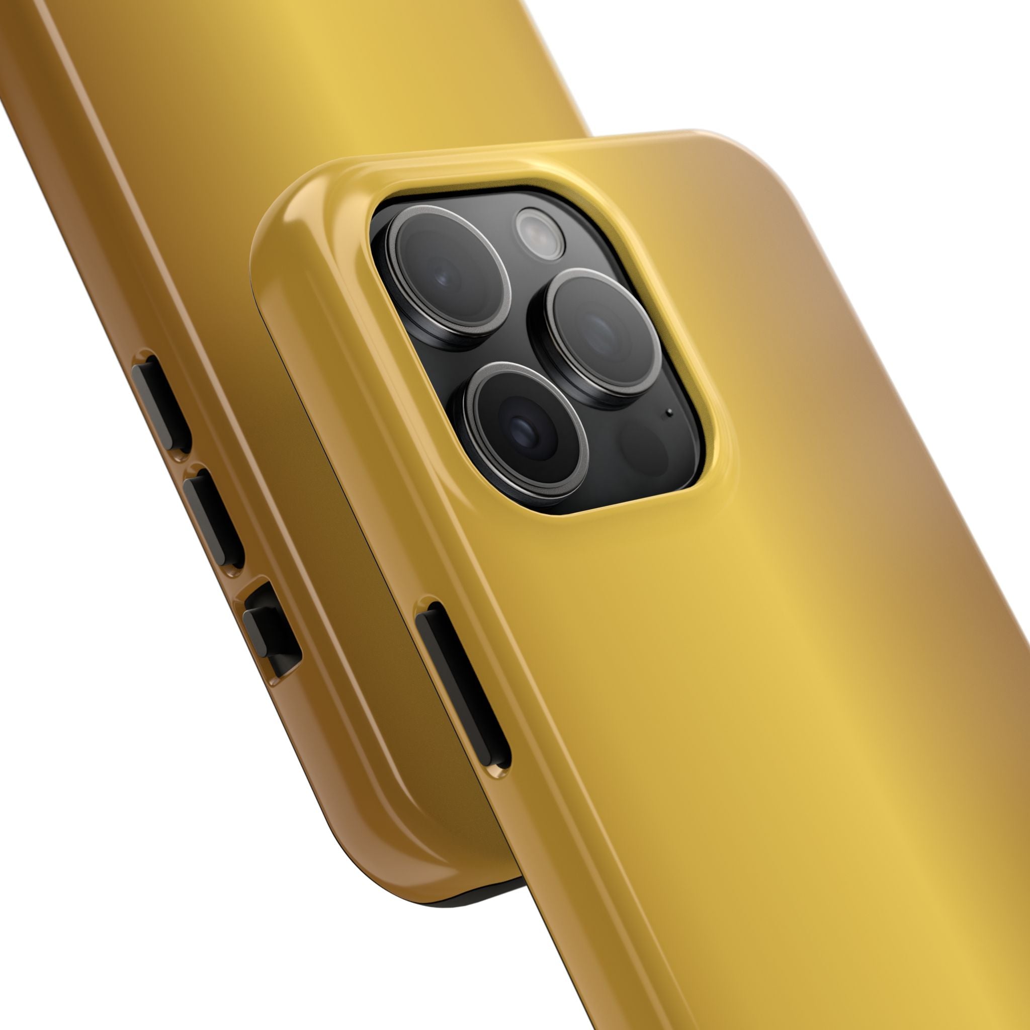 Gold Metallic Look  Durable Tough Phone Case for Everyday Protection - iPhones