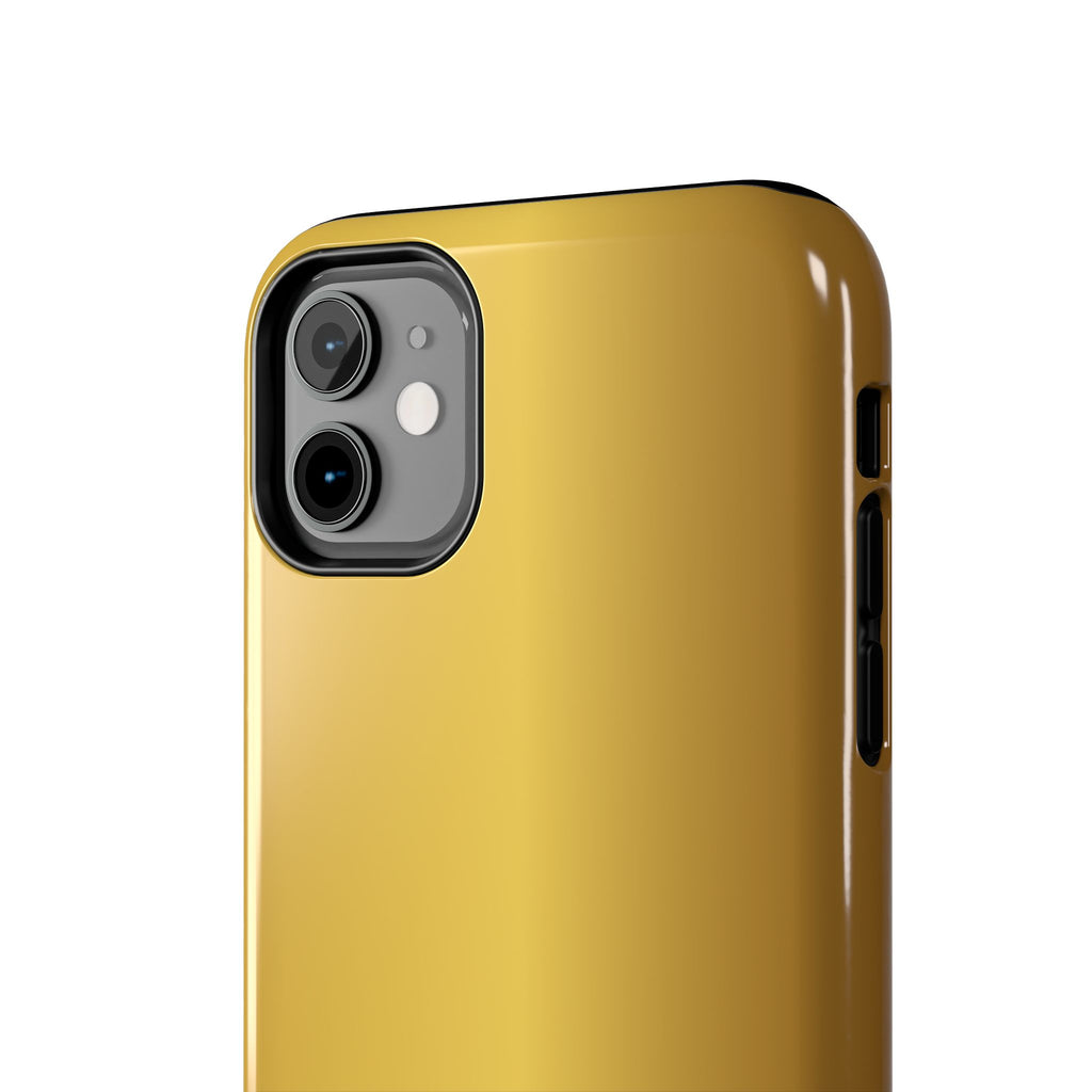 Gold Metallic Look  Durable Tough Phone Case for Everyday Protection - iPhones