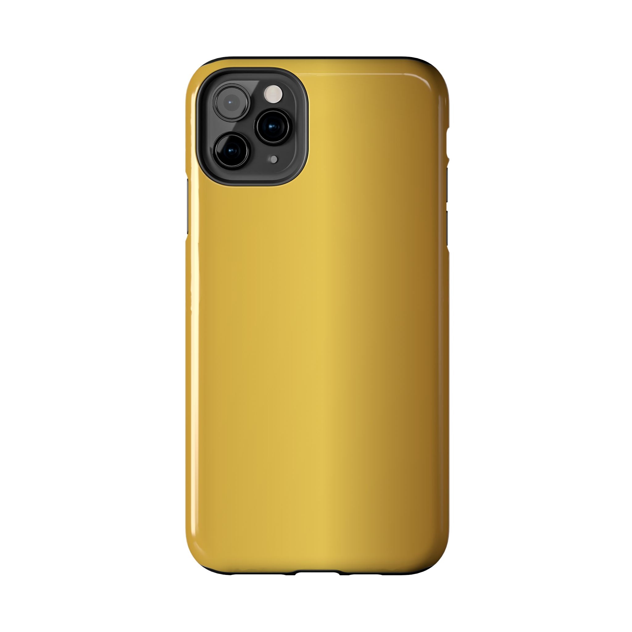 Gold Metallic Look  Durable Tough Phone Case for Everyday Protection - iPhones
