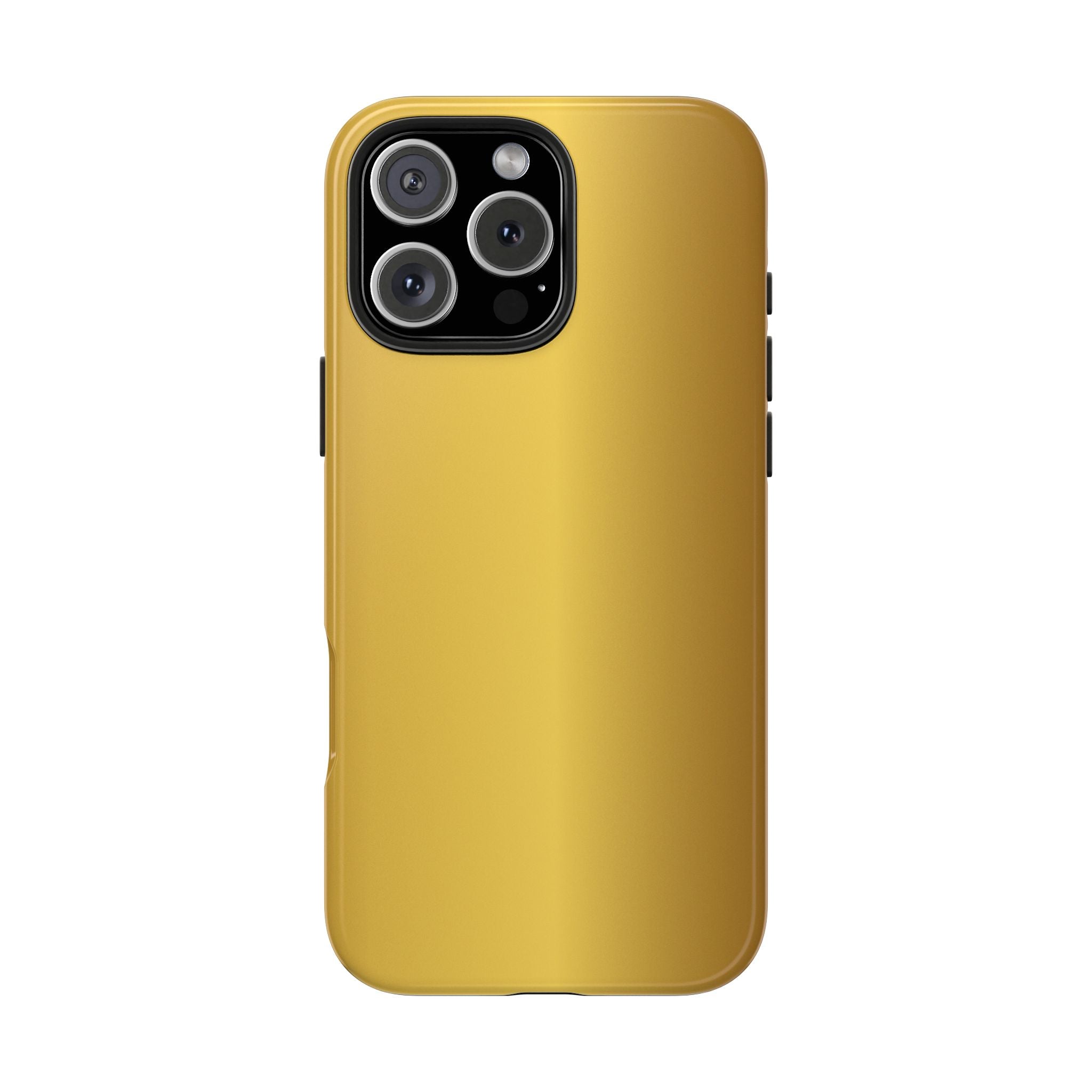 Gold Metallic Look  Durable Tough Phone Case for Everyday Protection - iPhones