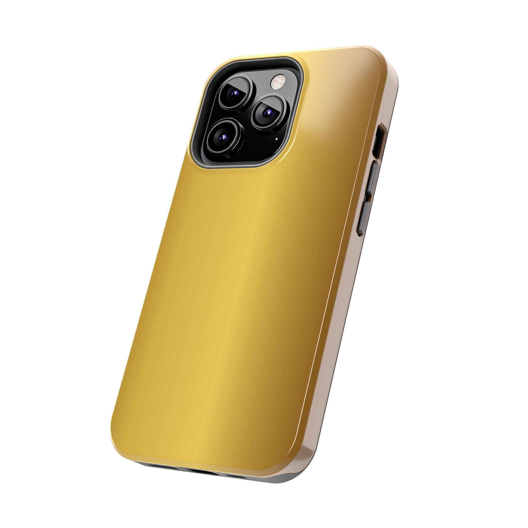 Gold Metallic Look  Durable Tough Phone Case for Everyday Protection - iPhones