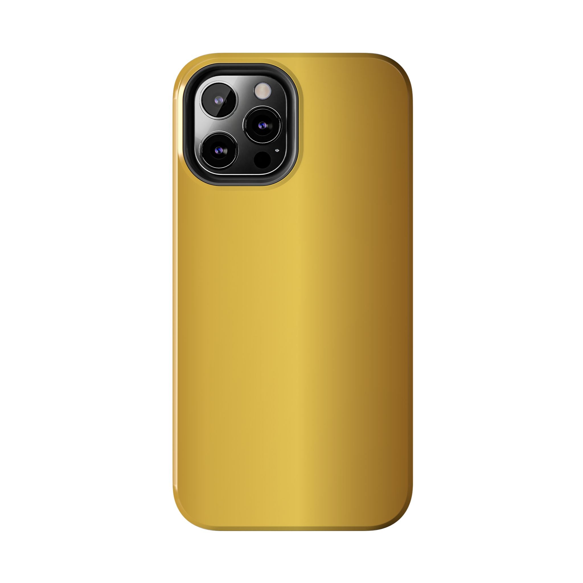 Gold Metallic Look  Durable Tough Phone Case for Everyday Protection - iPhones