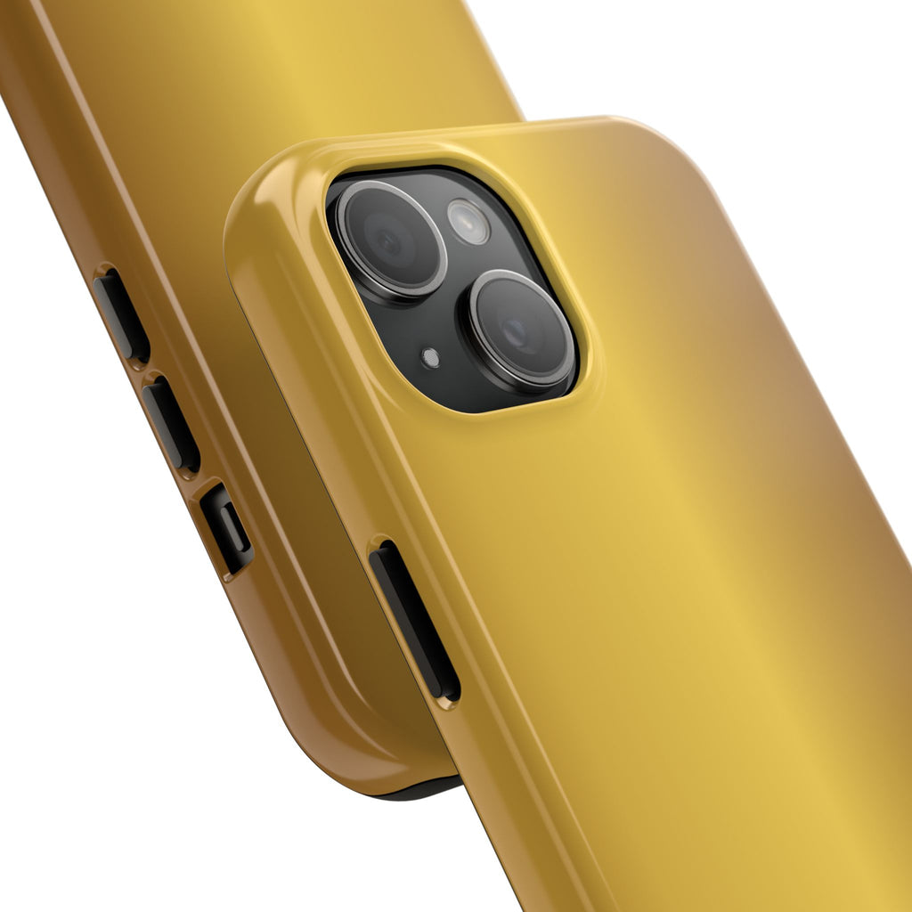 Gold Metallic Look  Durable Tough Phone Case for Everyday Protection - iPhones