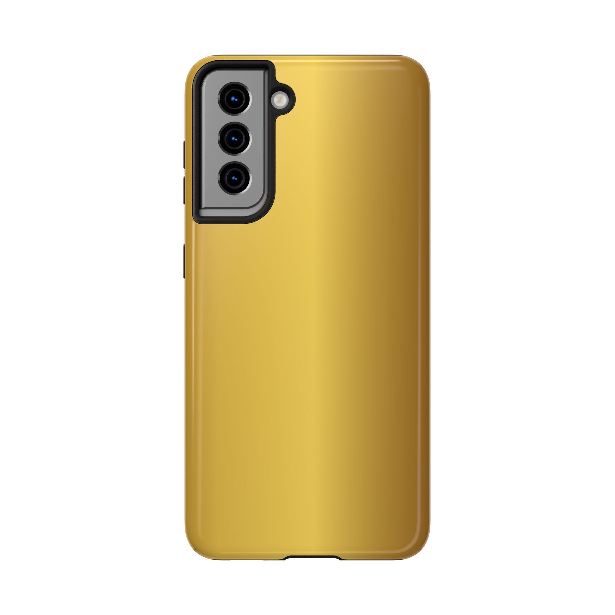 Gold Metallic Look  Durable Tough Phone Case for Everyday Protection - Samsung Phones
