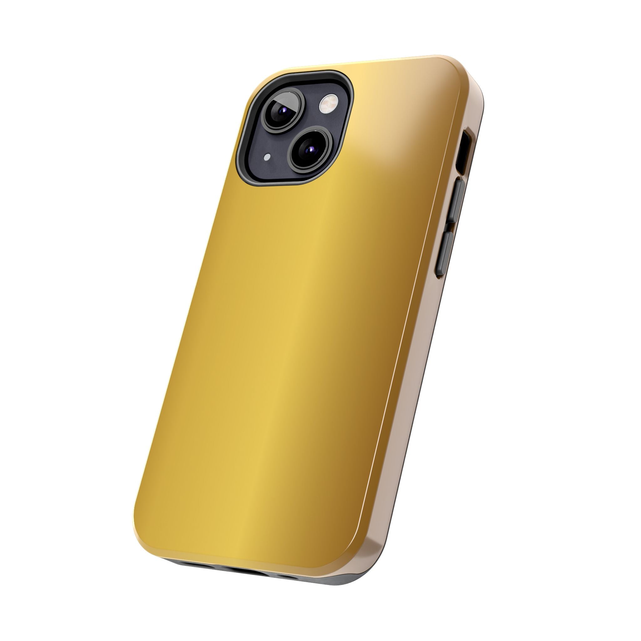 Gold Metallic Look  Durable Tough Phone Case for Everyday Protection - iPhones