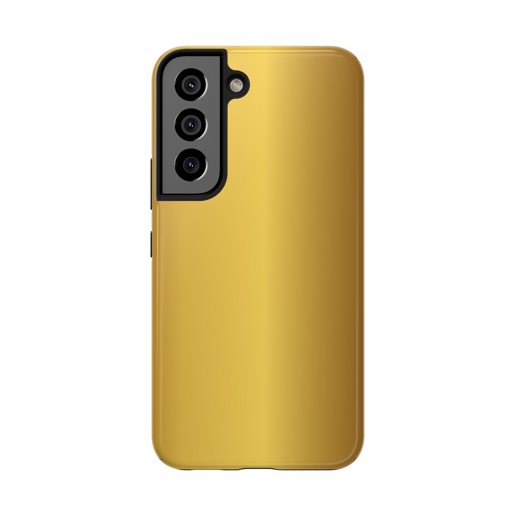 Gold Metallic Look  Durable Tough Phone Case for Everyday Protection - Samsung Phones