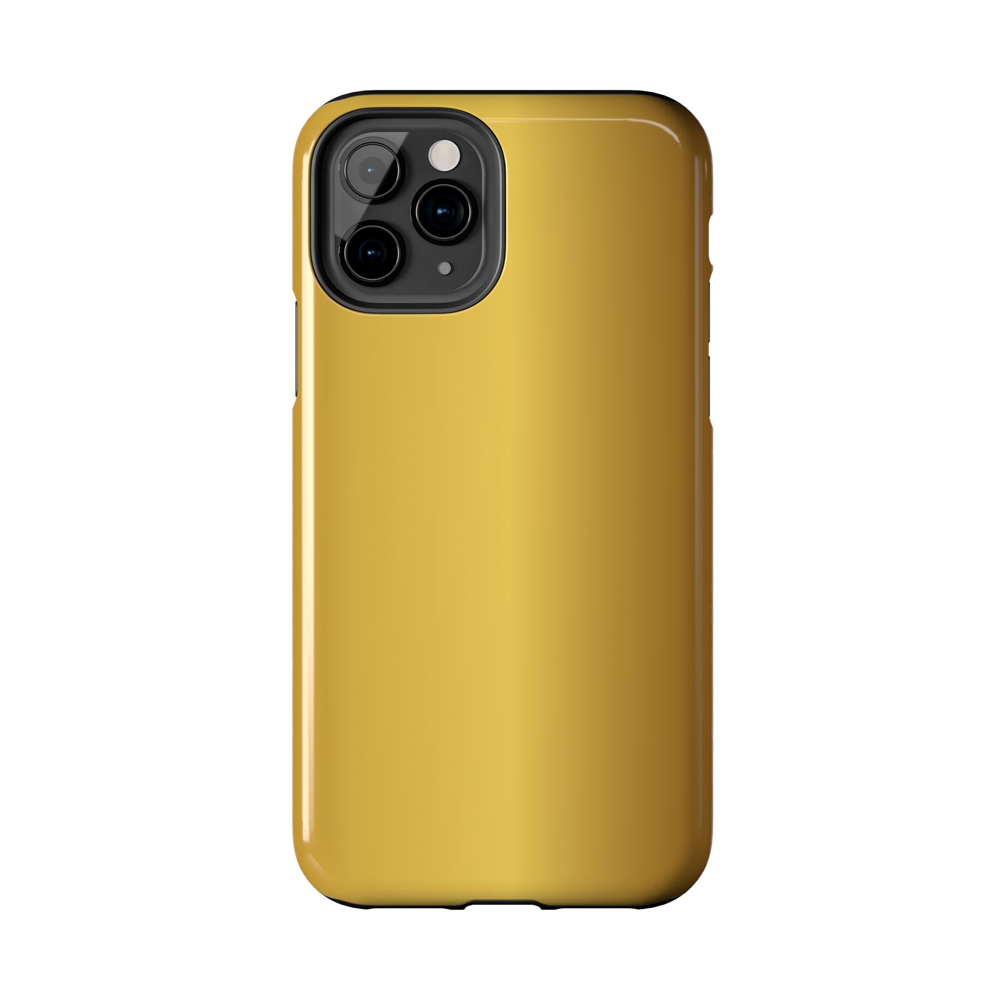 Gold Metallic Look  Durable Tough Phone Case for Everyday Protection - iPhones