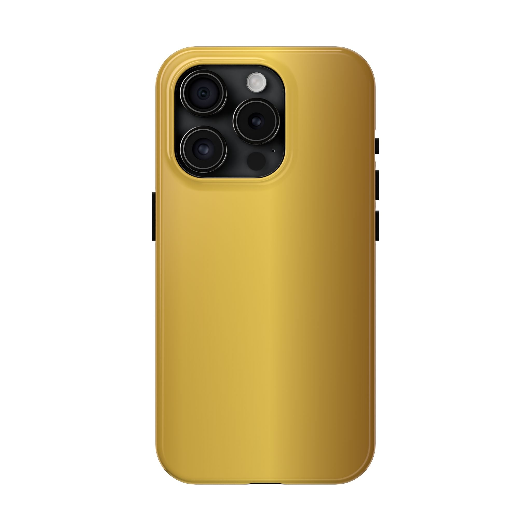 Gold Metallic Look  Durable Tough Phone Case for Everyday Protection - iPhones