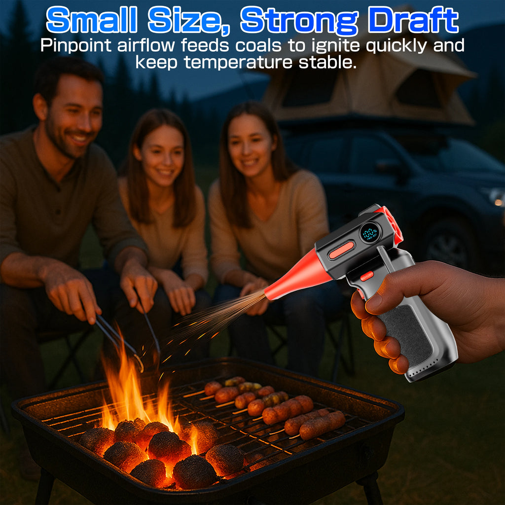 Handheld Turbo Fan For Car RV Truck Trailer Cleaning Jet Blower Tool Powerful Air Blower Electric Air Duster Rechargeable