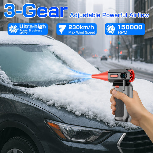 Handheld Turbo Fan For Car RV Truck Trailer Cleaning Jet Blower Tool Powerful Air Blower Electric Air Duster Rechargeable